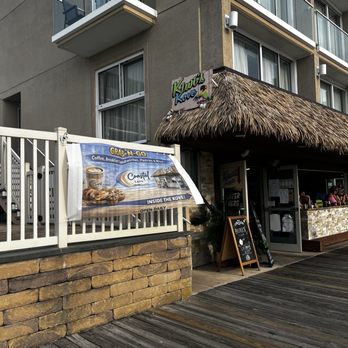 Kiwi's Kove - Outside / Boardwalk view of entrance - Tiki Bars Near Me - Rehoboth Beach, Delaware Kiwi's Kove - Outside / Boardwalk view of entrance - Tiki Bars Near Me - Rehoboth Beach, Delaware