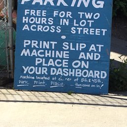 Make sure you do the parking! It's free and fast. Make sure you do the parking! It's free and fast.