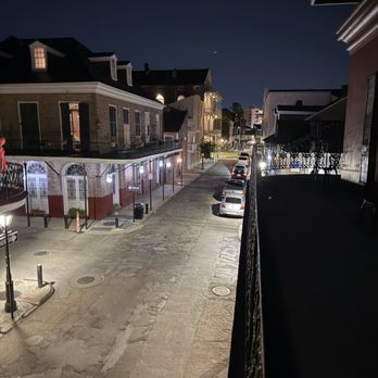 Le Richelieu - Night view while standing on balcony (pic taken Thurs., 09/26/2024 - 8:40pm) - Hotels Near Me - New Orleans, Louisiana Le Richelieu - Night view while standing on balcony (pic taken Thurs., 09/26/2024 - 8:40pm) - Hotels Near Me - New Orleans, Louisiana