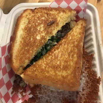 Papi Clary's Kitchen - Birria Grilled Cheese Sandwich. Star of the show for us! - Asian Fusion Near Me - Concord, California