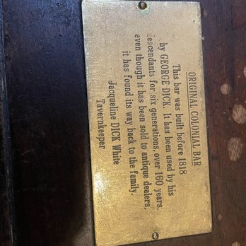 Spring House Tavern - a plaque on the door - American Near Me - Gettysburg, Pennsylvania