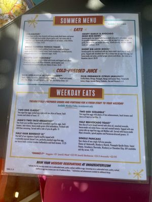 Menu photo 4 Snooze, an A.M. Eatery Denver, CO Menu photo 4 Snooze, an A.M. Eatery Denver, CO