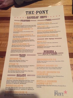 Menu photo 3 The Pony Inn Chicago, IL