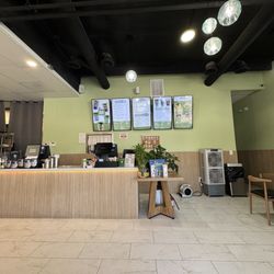 Super spacious inside, lots of seating (along each wall)
