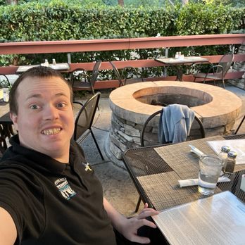 Marston's - I enjoyed sitting next to a fire pit to warm us up. We are used to living here with lots of flammable materials and combustible materials. - Breakfast & Brunch Near Me - Valencia, California Marston's - I enjoyed sitting next to a fire pit to warm us up. We are used to living here with lots of flammable materials and combustible materials. - Breakfast & Brunch Near Me - Valencia, California