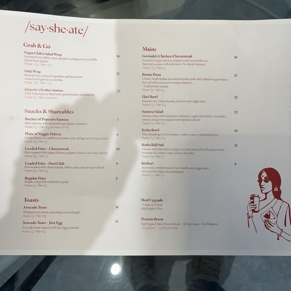 Say She Ate - Menu - Cafes Near Me - Philadelphia, Pennsylvania