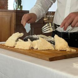 ALBERTINA Restaurant & Wine - Sea Bream baked in salt.