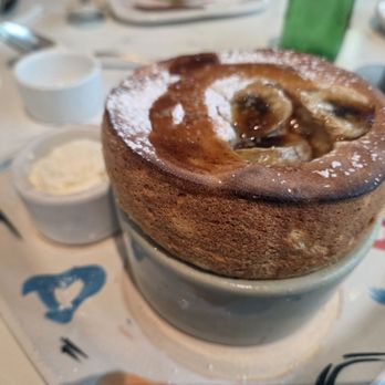 rise soufflé - The Woodlands - Banana Foster souffle - French Near Me - Tomball, Texas