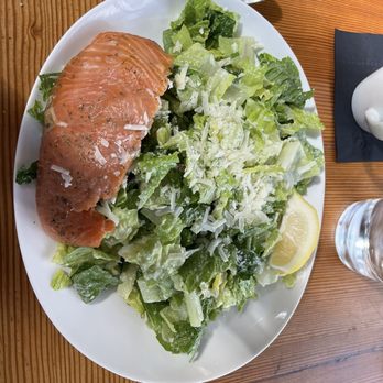 Bridgewater Bistro - Caesar Salad with Smoked Salmon - New American Near Me - Astoria, Oregon Bridgewater Bistro - Caesar Salad with Smoked Salmon - New American Near Me - Astoria, Oregon
