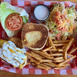 Smokey's Grille - The Ranch--chicken with cheese and ranch dressing