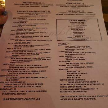 Preamble Craft Cocktail Lounge - Drinks and happy hour - Lounges Near Me - Webster, Texas