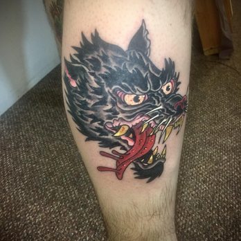 Chameleon Tattoo - Wolf tattoo by Yeti - Tattoo Near Me - Somerville, Massachusetts Chameleon Tattoo - Wolf tattoo by Yeti - Tattoo Near Me - Somerville, Massachusetts