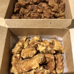 Half order original, full order honey buttered garlic Half order original, full order honey buttered garlic