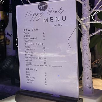 Nunzi's American Bistro - Happy hour menu - Bars Near Me - Franklin Square, New York