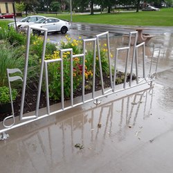 Schreiner Memorial Library - Great Bike Rack