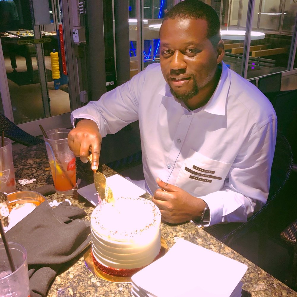 Topgolf - Cutting the birthday cake at Topgolf - Golf Near Me - Charlotte, North Carolina Topgolf - Cutting the birthday cake at Topgolf - Golf Near Me - Charlotte, North Carolina