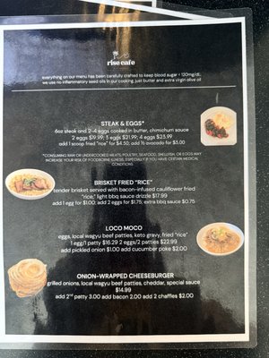 Menu photo 1 Rise Cafe Honolulu, HI Menu photo 1 Rise Cafe Honolulu, HI