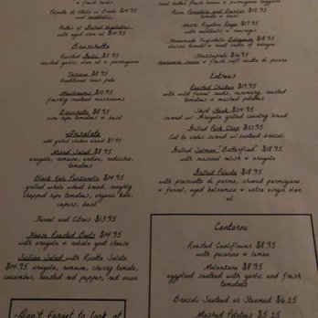 Gersi - Menu - Italian Near Me - Brooklyn, New York