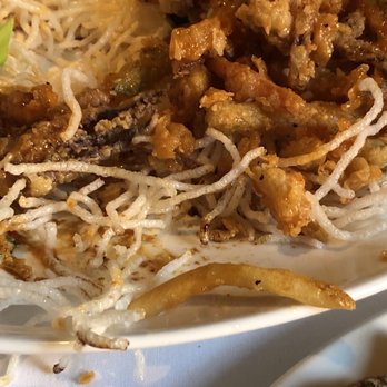 Chart House - Overcooked Calamari tentacles on left hand side of picture - Seafood Near Me - Savannah, Georgia