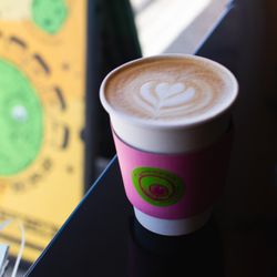 Sightseer Coffee - Buñuelo latte, made with pilloncillo, cinnamon, and orange zest