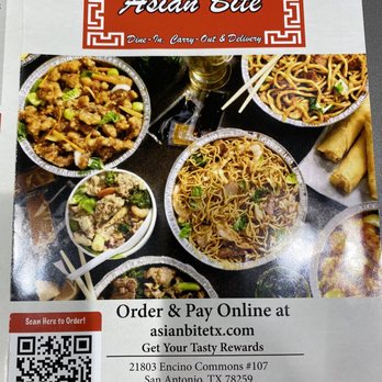 Asian Bite - Menu cover - Asian Fusion Near Me - San Antonio, Texas Asian Bite - Menu cover - Asian Fusion Near Me - San Antonio, Texas