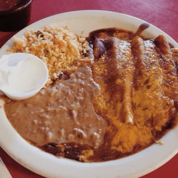 Fiesta Taqueria - 3 Cheese Enchilada Lunch - Tex-Mex Near Me - Huntsville, Texas