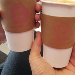 Coral Reef Coffee Company - Vanilla latte and white choc macadamia nut latte