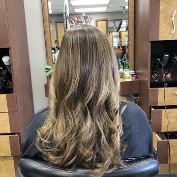 Avalon Salon - After- light ashy blonde ombré !! :) so amazing - Hair Salons Near Me - Orange, California