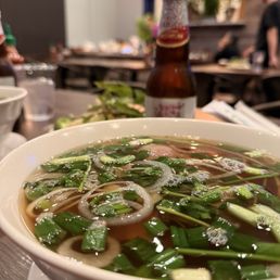 Pho with beef brisket Pho with beef brisket