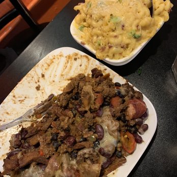Kuma's Corner - The slayer! With a side of Mac - so much food!! And absolutely delicious. - American Near Me - Indianapolis, Indiana