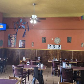 Maya Mexican Restaurant - The cool inside seating area. - Mexican Near Me - Wilmington, California