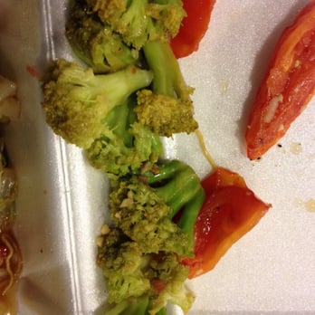Pho Saigon - The broccoli and wilted tomatoes... - Vietnamese Near Me - Rocklin, California