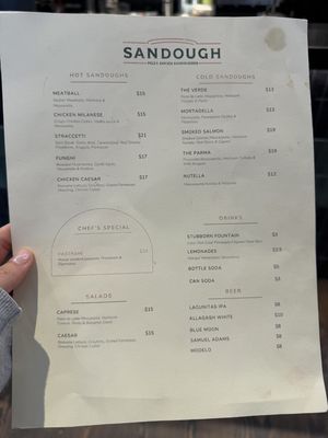 Menu photo 1 Sandough Los Angeles, CA