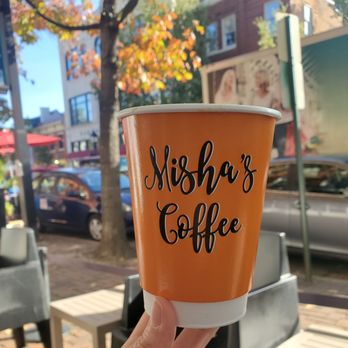 Misha's Coffee - outdoor seating on King Street. Sit, sip, and enjoy the atmosphere. (I was there during fall, so the weather was perfect) - Coffee & Tea Near Me - Alexandria, Virginia Misha's Coffee - outdoor seating on King Street. Sit, sip, and enjoy the atmosphere. (I was there during fall, so the weather was perfect) - Coffee & Tea Near Me - Alexandria, Virginia