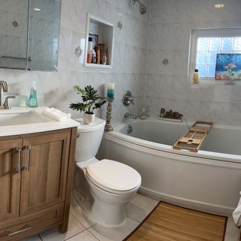 Accent Contracting - New vanity and mirror - Painters Near Me - Englishtown, New Jersey Accent Contracting - New vanity and mirror - Painters Near Me - Englishtown, New Jersey