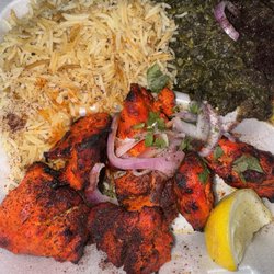 Kabob Corner - 1. Boneless Chicken Breast with spinach