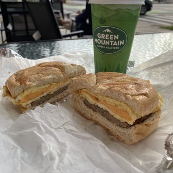 Dream Town Deli - Sausage, egg, and cheese on a roll - Convenience Stores Near Me - Rochester, New York