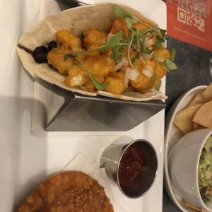 Photo of Bar Bombón - Philadelphia, PA, United States. Philly Steak Empanadas, Buffalo Cauliflower Tacos