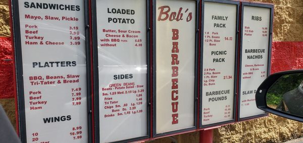 Menu photo 1 Bob's Barbecue Smyrna, TN Menu photo 1 Bob's Barbecue Smyrna, TN