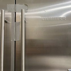 Reid's Appliances - Custom duct tape closure
