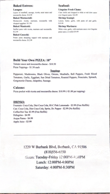 Menu photo 8 Isabella's Italian Kitchen Burbank, CA Menu photo 8 Isabella's Italian Kitchen Burbank, CA