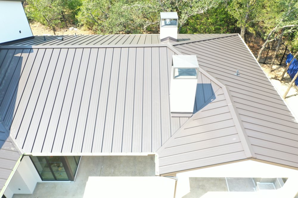 Slide of Metal Roof Production