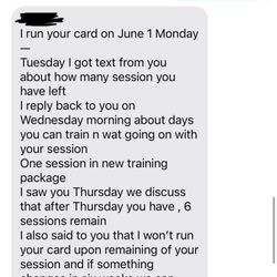 Text from the owner after my boyfriend asked why he got charged when he told him he couldn't renew right now.