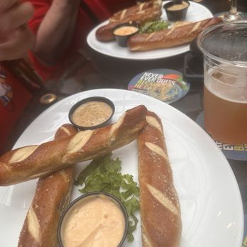 The Perfect Pint - Warm Soft Baked Pretzel Sticks - American Near Me - New York, New York The Perfect Pint - Warm Soft Baked Pretzel Sticks - American Near Me - New York, New York