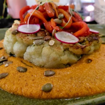 Lolita’s - Cauliflower Steak dish - good flavor profile and did not miss! - Mexican Near Me - Richmond, Virginia