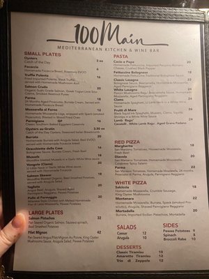 Menu photo 2 100 Main Warwick, NY