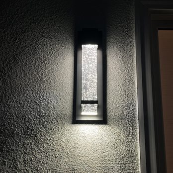 RRZ Lighting & Electric - Sliding door light up close - Electricians Near Me - Pasadena, California