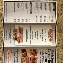 Gladstone Corner Deli & Grill - Gladstone Corner Deli & Grill Menu