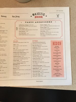 Menu photo 6 Majestic Diner Ramsey, NJ