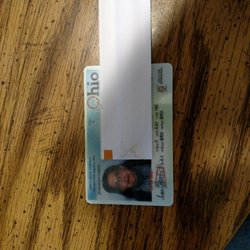 Ohio Bmv - Had to hide my information for safety sake. Picture doesn't look like a mug shot at all. Maybe have more tax dollars for better camera?!?